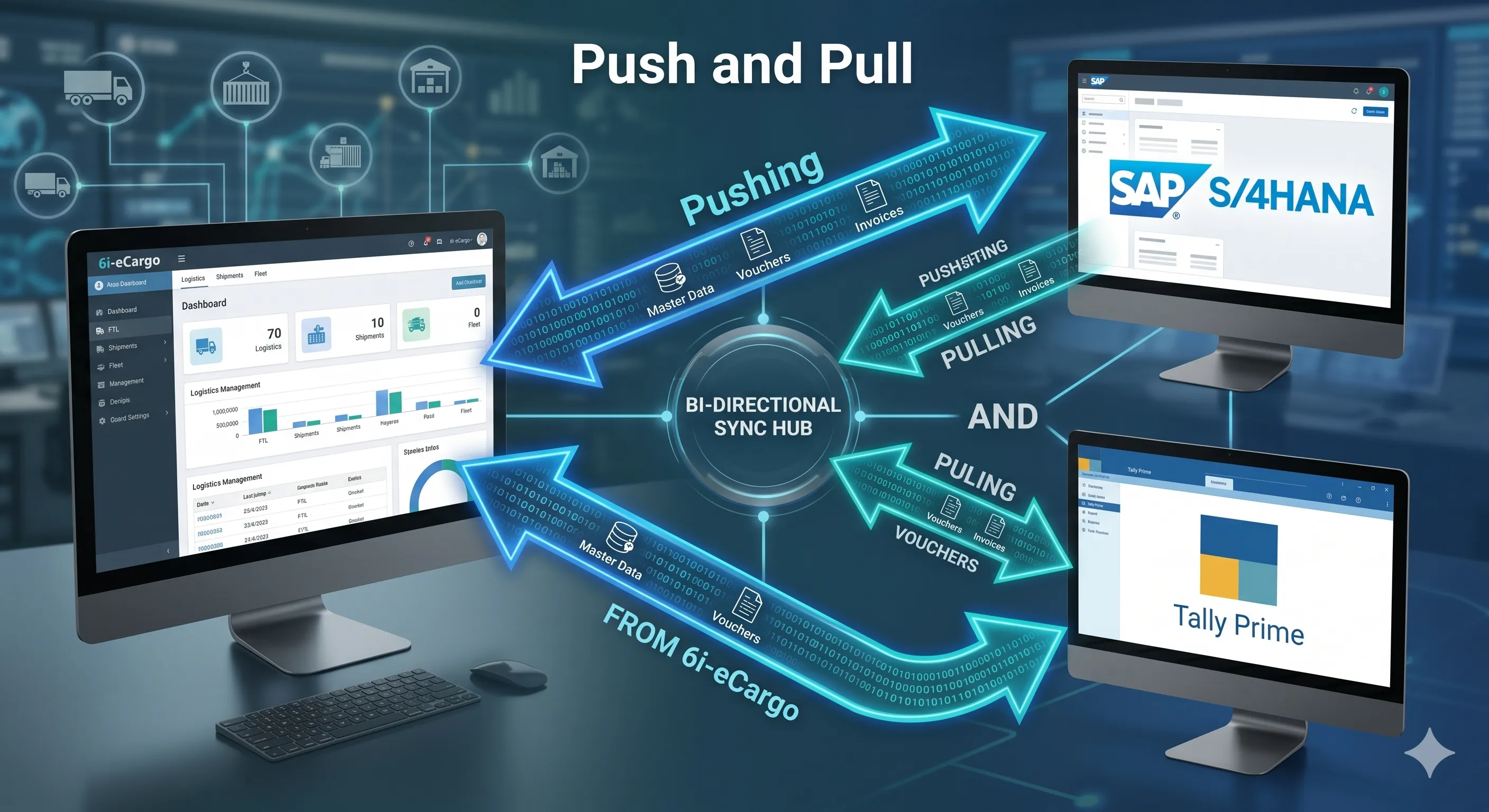 Bi-directional Push and Pull Data Sync with SAP and Tally - 6i-InfoTech